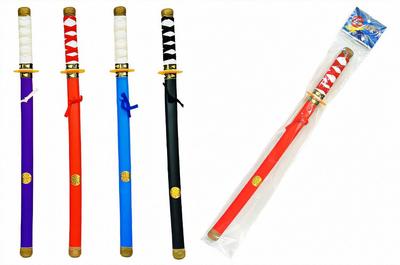 Tatsuya [Samurai Japanese Sword] Inflatable Vinyl Swords, 60cm In Length (4 Colors X 3 Pieces), 12 Pieces Total. [Perfect for Festivals, Events,