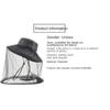 Hat Bee Keeping Protective Mosquito Net Hat Insect Mesh Hat Anti Bee Hat Outdoor Fishing Sun Cap