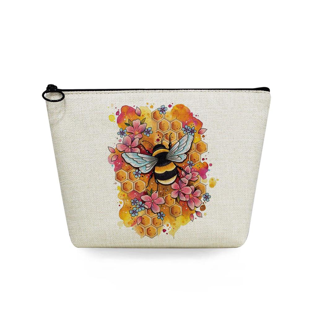 Women Butterfly Print Cosmetic Bag Toiletries Organize Travel Storage Case 6722