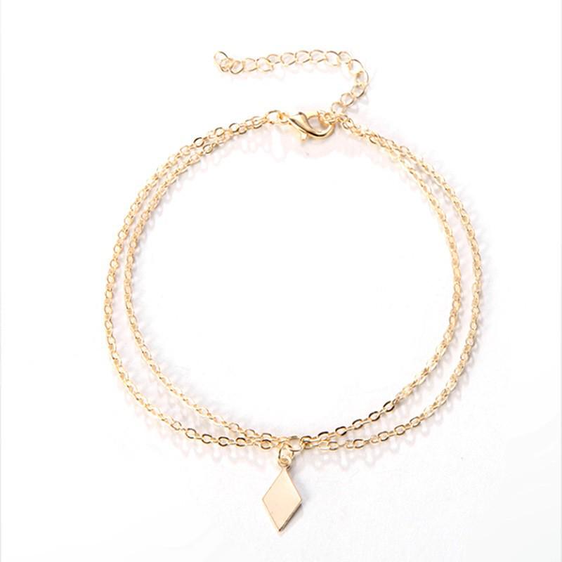 Trendiger europäischer und amerikanischer Sommer-Strand-Fußkettchen - Modischer Damen-Fußschmuck