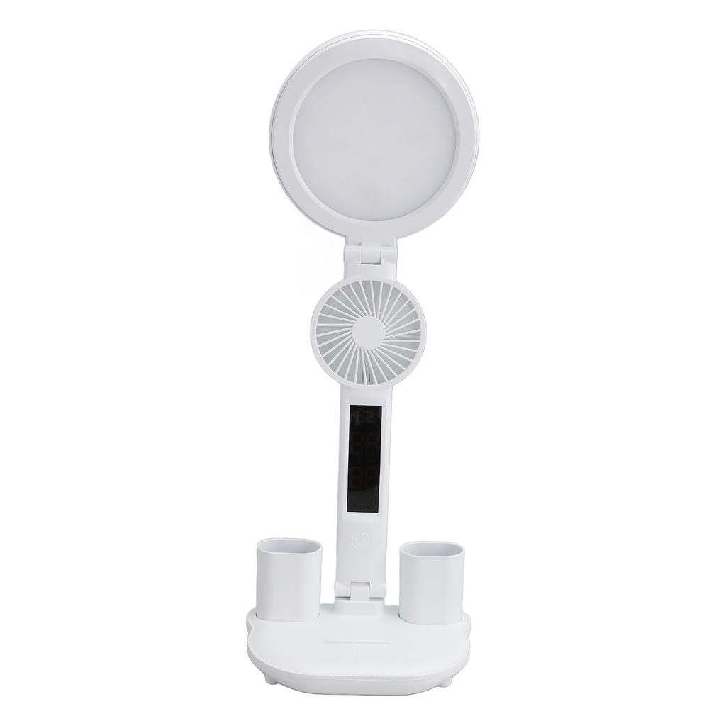 Desk Lamp LED Eye Care Foldable Touch Control Round USB Charging 3 Color Temperature Stepless
