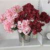 Multi-head Simulation Hydrangea Bouquet DIY Big Head Artificial Flower Bouquet Floral Arrangement Latex Hydrangea