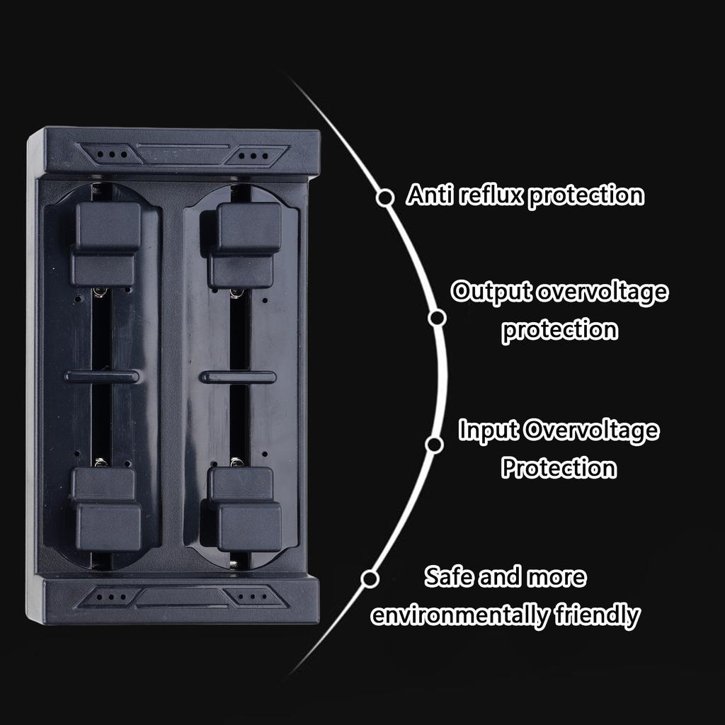 Efficient LIR2450 LIR2477 Button Cell Charger With Independent Charging Slot And Overcharge Protections Power Supply