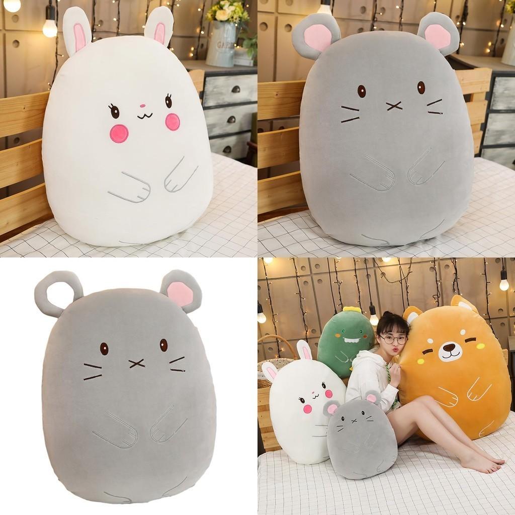 Cute Dinosaur Rabbit Pig Cartoon Animal Plush Toy Pillow For Girls Soft And Cuddly Stuffed Doll