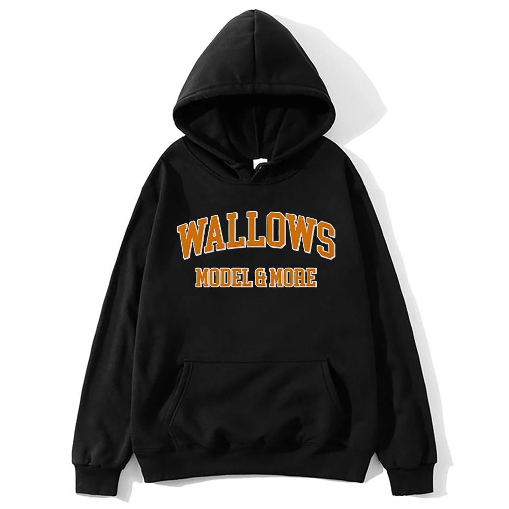 Wallows Model and More Hoodies Music Album Sweatshirts Unisex Long Sleeve Pullover High Street Women Men Loose Clothing