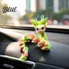 Desk Accessories for Women 3D Printed Articulated Dragon Fidget Toy Cute Ornaments Kawaii Cherry Blossom Decor Stress Relief Toy Adults Fantasy