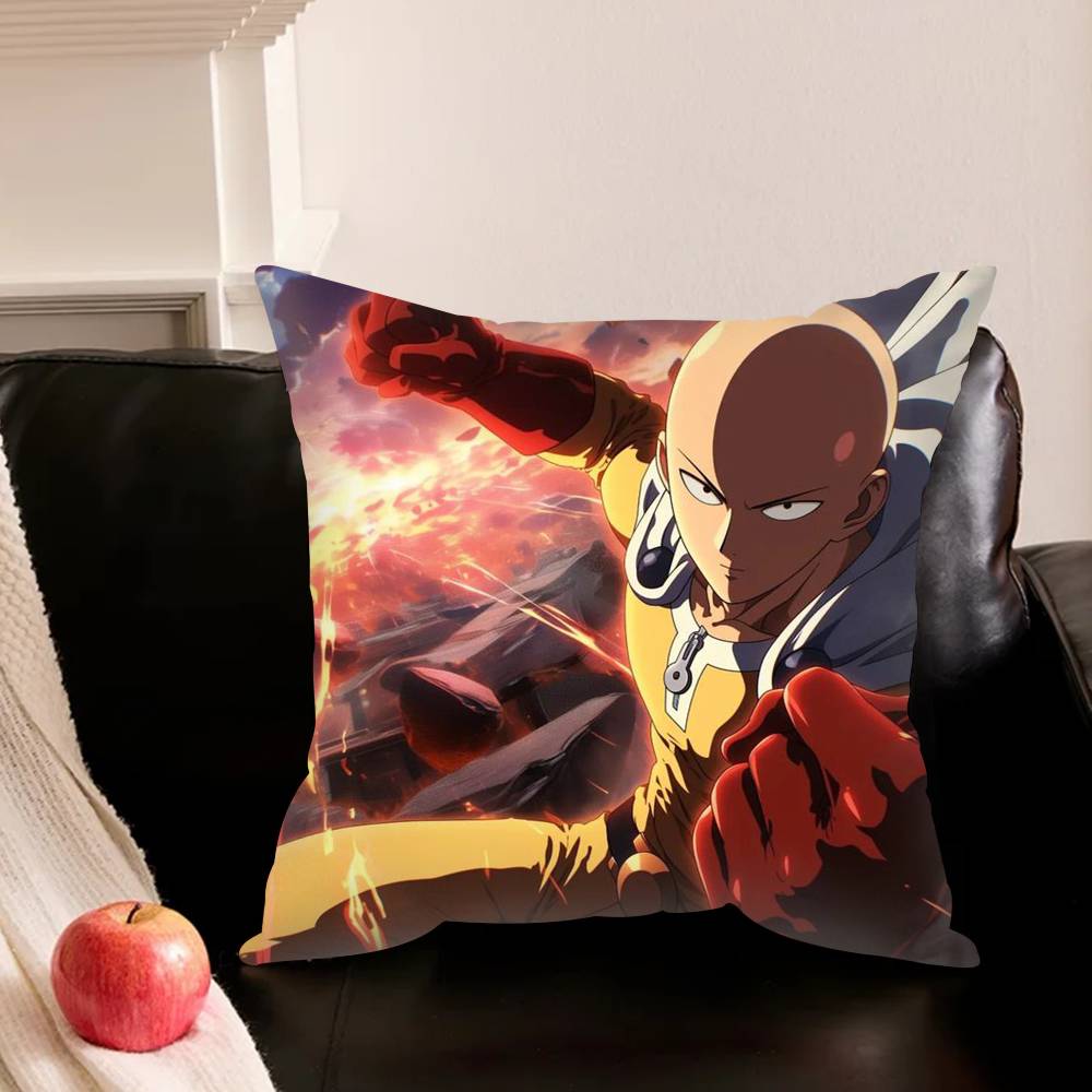 One-S P-Punch A-Anime Pillowcase Living Room Sofa Cushion Cover Bedroom Room Bed Pillow Cover Home Decoration