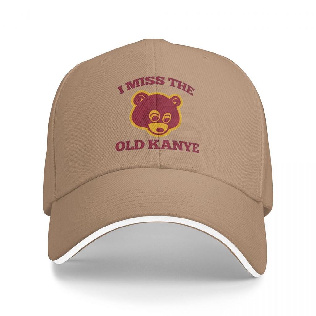 I Miss The Old Kanye West Bear Baseball Caps Snapback Baseball Hats Breathable Casual Casquette Outdoor for Men And Women