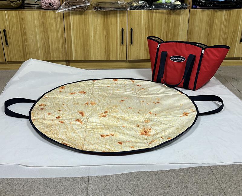 2-in-1 Outdoor Picnic & Camping Mat Bag: Waterproof, Moisture-Proof, Large Capacity with Aluminum Film