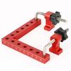 90° 140mm Aluminum Alloy Metal Corner Clamps For Woodworking Positioning Fixed Right Angle Clamp Corner Clamp High Precision Measuring Tool