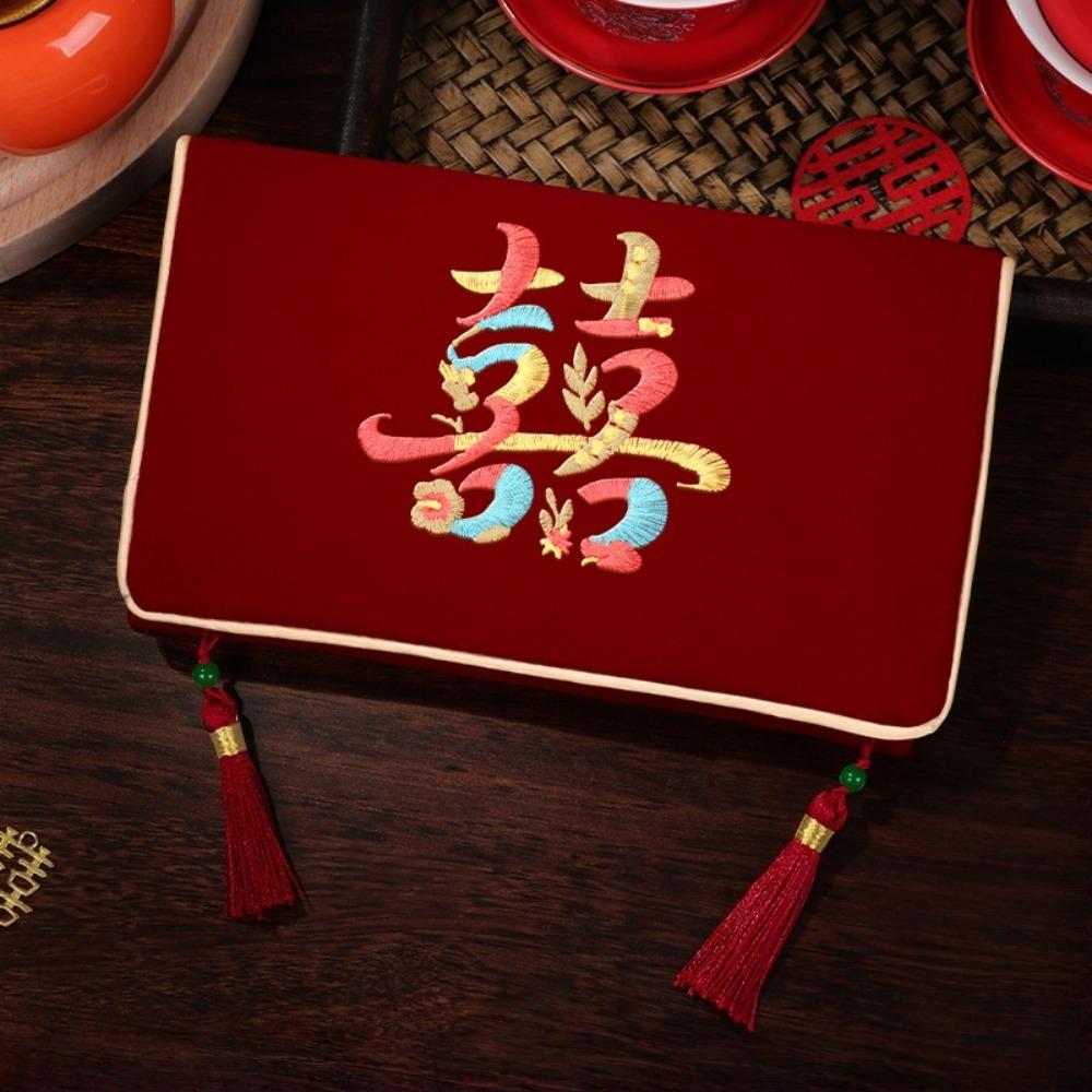 Brocade Money Pocket Multiple Patterns Red Lucky Bag Wedding Envelope  New Year Celebration