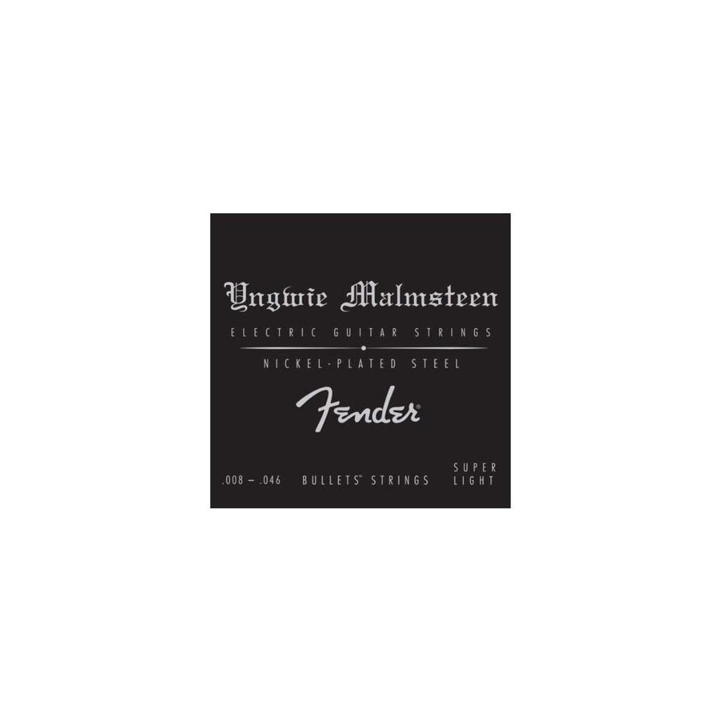 Fender Electric Guitar Strings Yngwie Malmsteen Signature Electric Guitar Steel Strings, 008-.046, Nickel-Plated