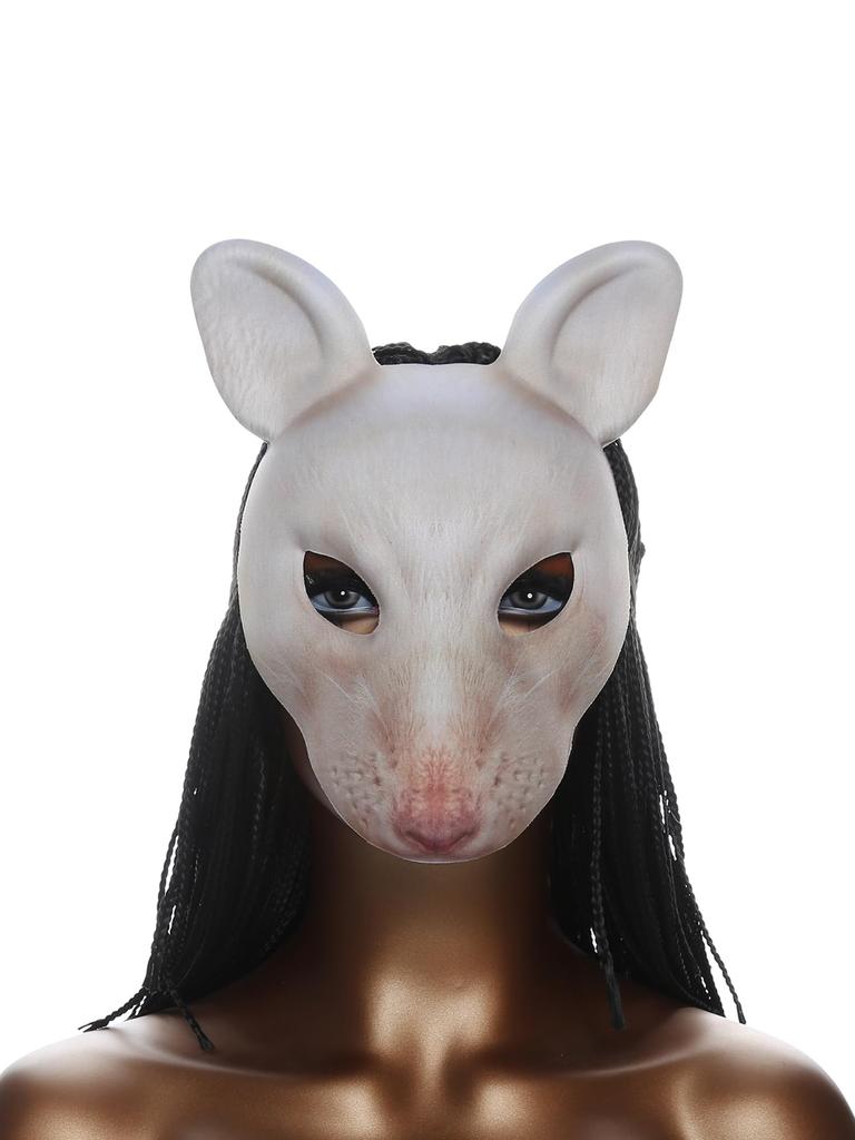 Maus Maske Tierkostüm Requisiten Maskenball Maske für Ostern Halloween Weihnachten Cosplay Party Requisiten Karneval Maske