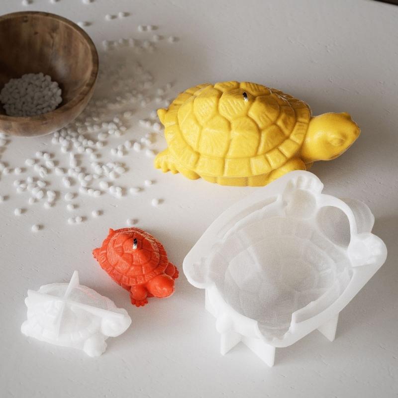 3D Sea Turtles Silicone Mold for Resin Casting Easy Demoulding and Cleaning Perfect for Home Decoration or Holiday Gifts