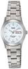 Citizen Analog Stainless Steel Water Date and Day Metal White Q&Q Women's Watch, Model, Resistant, Display, Band, Dial, Silver, W473-201
