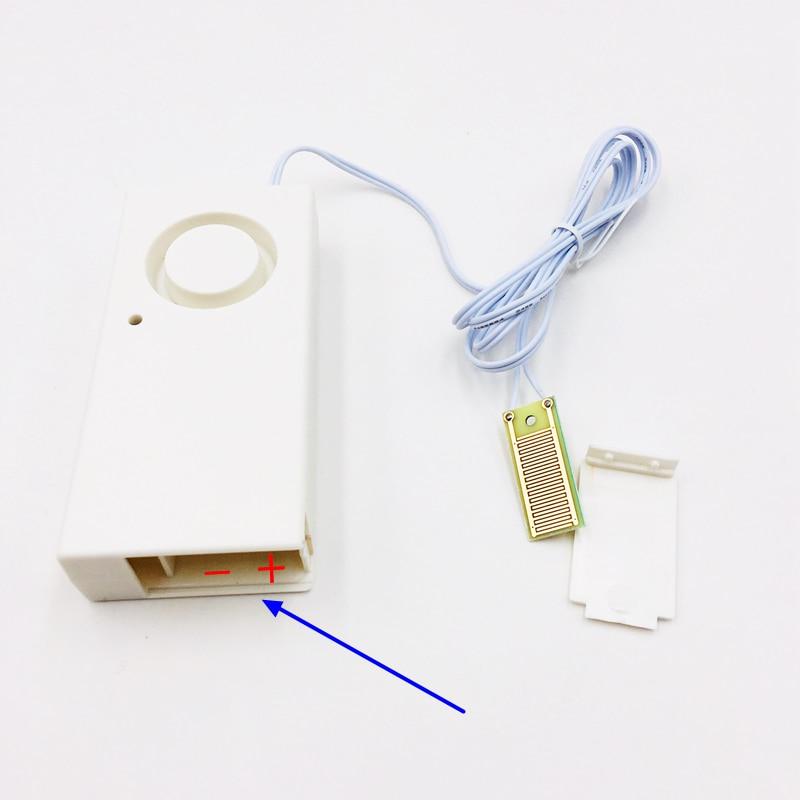 Детектор утечки воды 110 дБ Датчик утечки воды Обнаружение переполнения охранная сигнализация