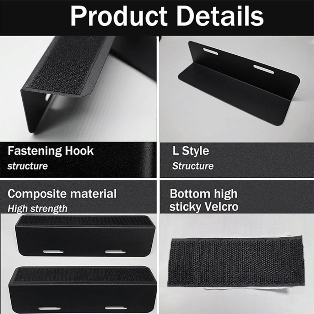 3Pcs Black Cargo Fixer Anti-slip function Trunk Organizer Trunk Divider  Goods anti-shifting