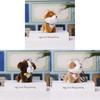 Small Puppy Plush Keychain With Soft Short Plush For Bag Accessories And Gifting