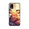 CT53 Cute Pikachu Case for OPPO Reno 8 6 5 4 Pro Find X3 A17 A31 A38 A40 A53 A54 A55 A74 A76 A78 A77 A80 A94 A95 A96 Lite Black Sofe Cover