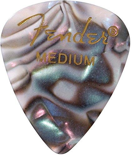 Fender 8 Pieces Teardrop Medium Guitar Picks Assorted Colors
