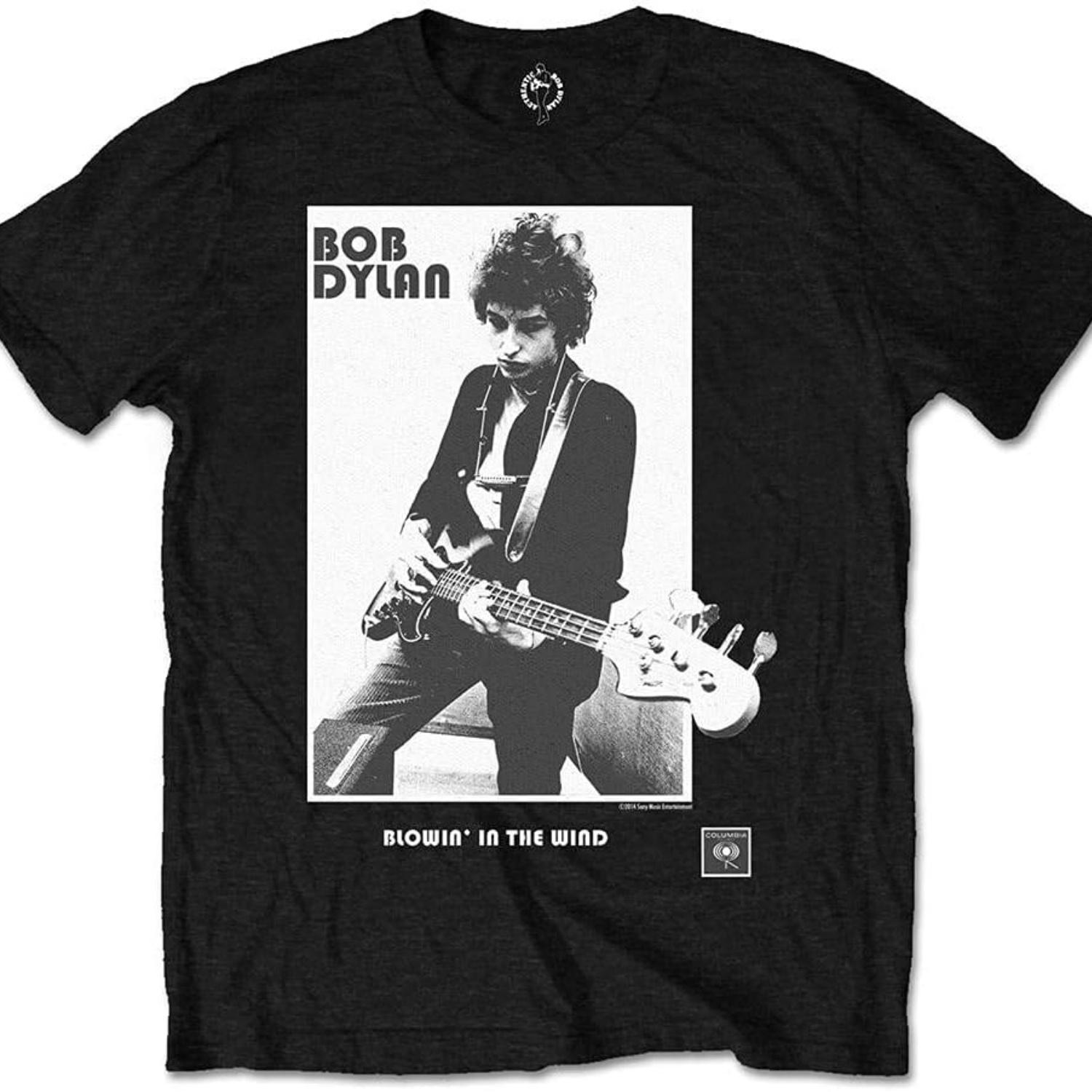 

Мужская футболка Bob Dylan Blowing in The Wind X-Large Черная XXXXXL чёрный