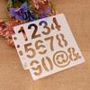 Exquisite Letter Number Stencil Template DIY Album Card Making Painting Template