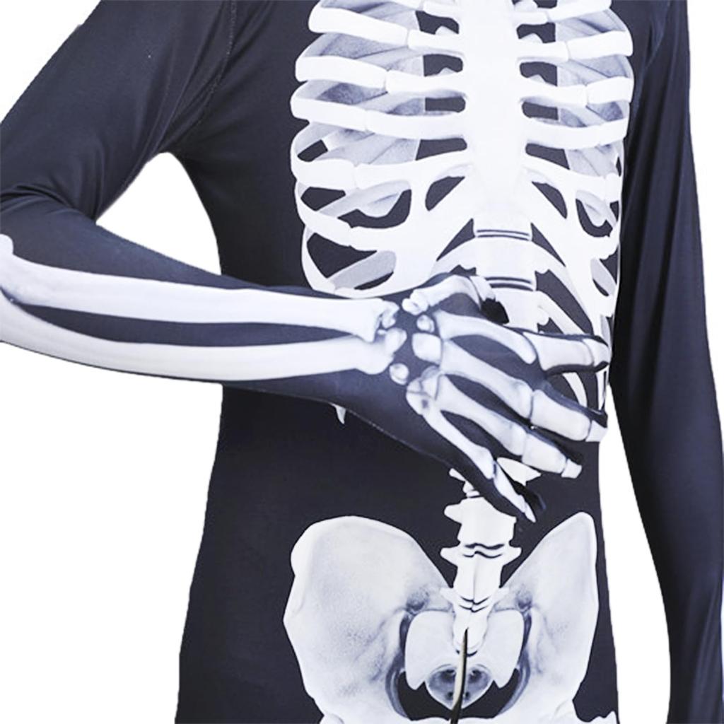 [IPENNYE] Grim Reaper Cosplay Costume for Kids, Halloween Costume, Scary, Ghost, Zombie, Skull, Grim Reaper Costume, Skeleton, Skull, Full Body