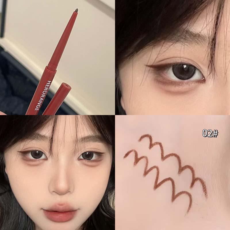 KuaJing Ink Wing Waterproof Long-Lasting Smooth Eyeliner Gel Pencil - No Smudge, Sweatproof, Beginner-Friendly.