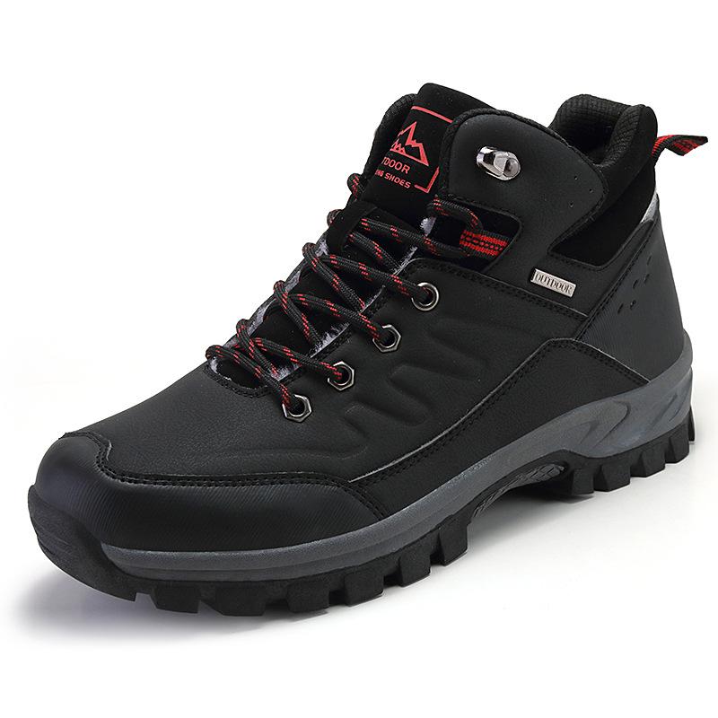 

Plus Size Men s Fleece-Lined High-Top Hiking & Snow Boots 44