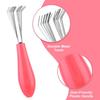 Hair Brush Cleaner and Remover Tool, 2 Pieces Hairbrush Cleaner Tool for Cleaning Combs, Cleaning Brush for Effective Hairbrush Clean, Beauty and