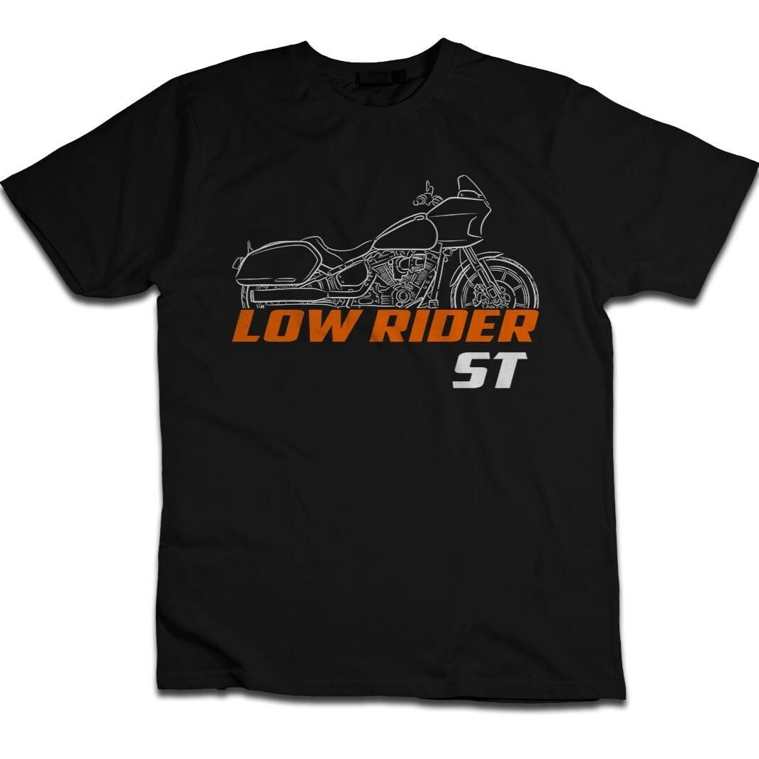 

2022-2024 Models FXLRST Low Rider ST Motorcycle T-Shirt 100% Cotton O-Neck Short Sleeve Summer Casual Mens T-shirt Streetwear... S разноцветный