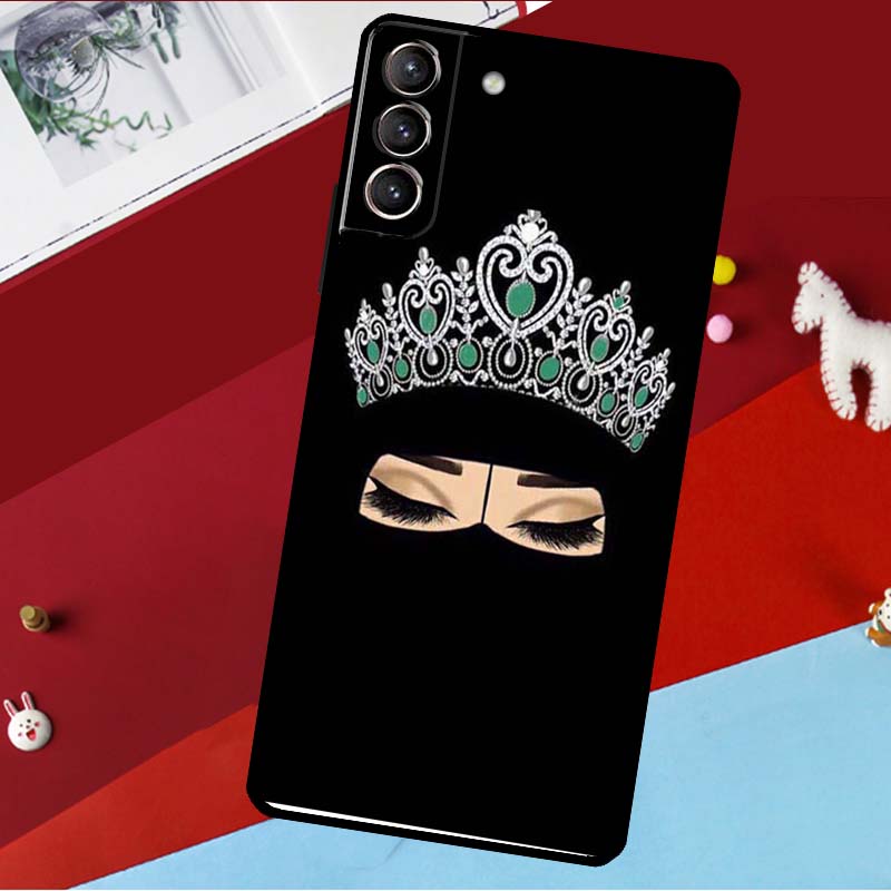 Arabic Muslim Islamic Girl Eyes Funda For Samsung Galaxy S26 S25 S24 S22 S23 Ultra Plus S20 S21 FE S9 S10 S25 FE Phone Case