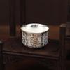 Luxury Fade-Resistant Sterling Silver Gongfu Tea Cup Set - Handmade Small Business Gift