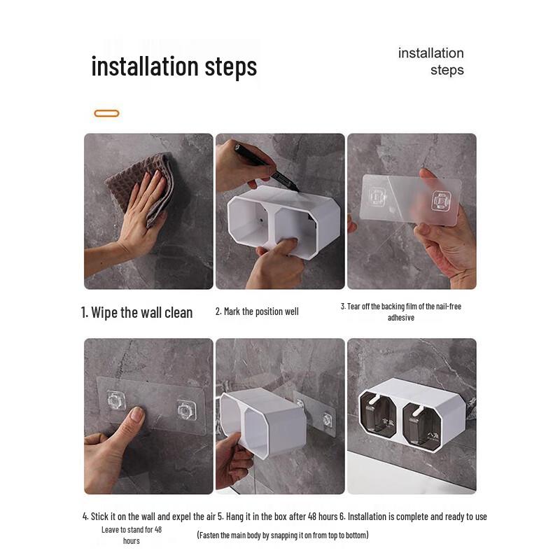 FATTBAO Wall-Mounted Spice Jar Organizer Set