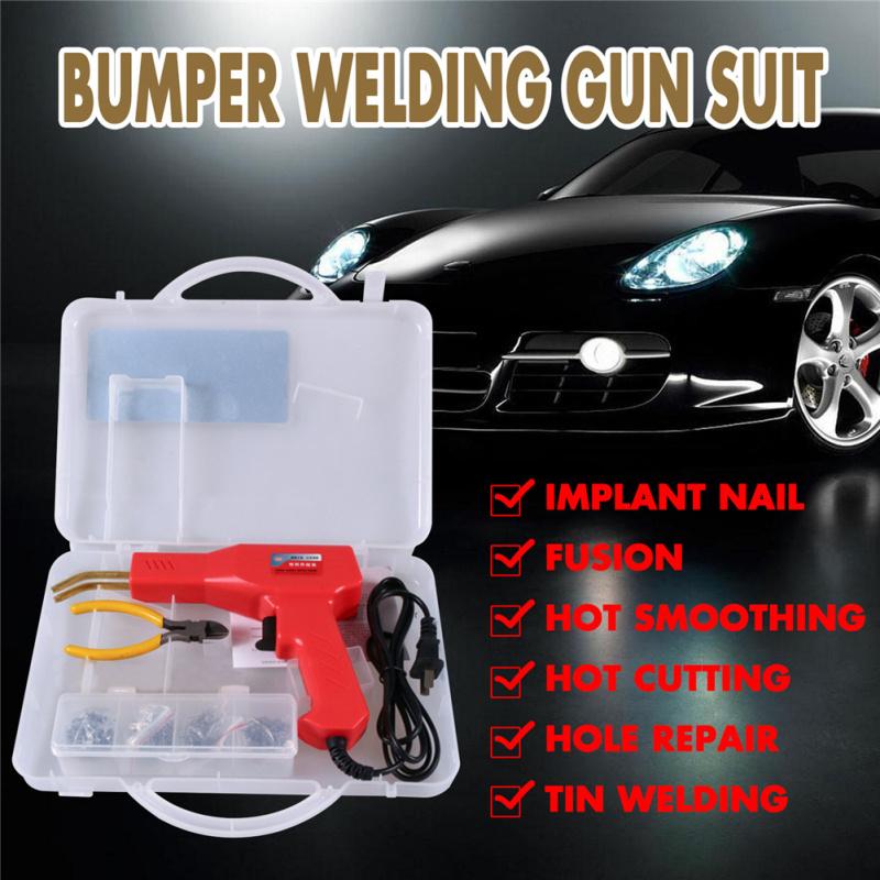 Mașină portabilă de sudură din plastic 50w Instrument de garaj Mașină de unghii fierbinte Capsator Pvc Mașină de reparare a mașinii