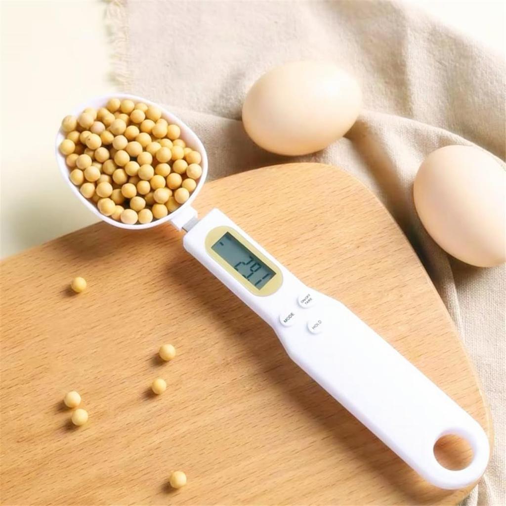 Electronic Measuring Spoon - Digital Spoon Scale, Ideal for Cooking, Baby Food, Supplementary Foods, and Cat Food, with Auto Power Off Function and
