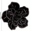 1PC 14cm Flower Rhinestone Patch Creative Costume Brooch Ornamental Flower Set with Diamonds Flower Costume with Diamonds