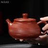 Yixing Purple Clay Tea Pot Raw Ore Dahongpao Ball Hole Filter Tea Infuser Chinese Beauty Tea Accessories Handmade Zisha Teapot
