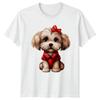 Puppy Dog Animals Graphic Tee Unisexs Unisexs Top Cute Canine TShirt