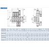 Bloco de Válvula Solenoide Dupla Pneumática de 5 Vias com 2 - 5 Linhas 4V220-08 Placa com Coletor de Conexão 12V DC 24V AC 110V 220V 5/2 24VDC