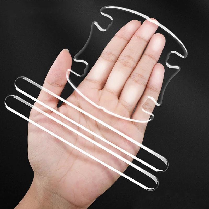 Car Accessories Door Handle Bowl Cover Protector,transparent Anti-scratch Sticker,for Toyota Corolla Prius Land Cruiser Rav4
