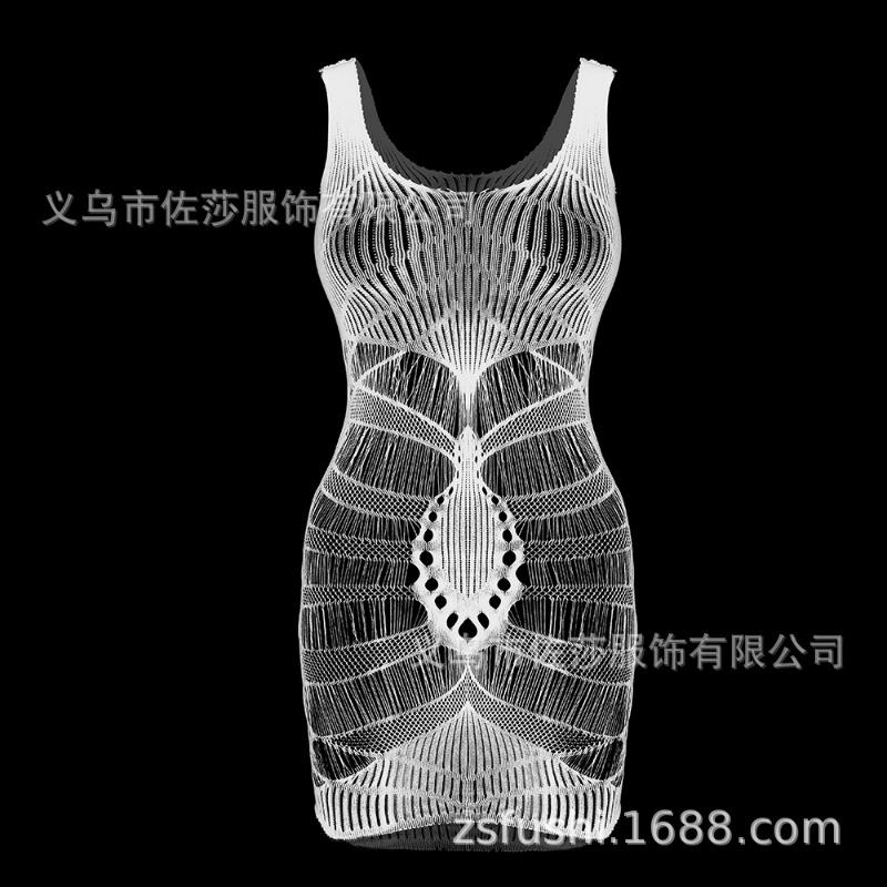 Sexy Underwear Women's Suspenders, Sexy Hollow Hip Skirt, Breast Mesh, Jacquard Perspective