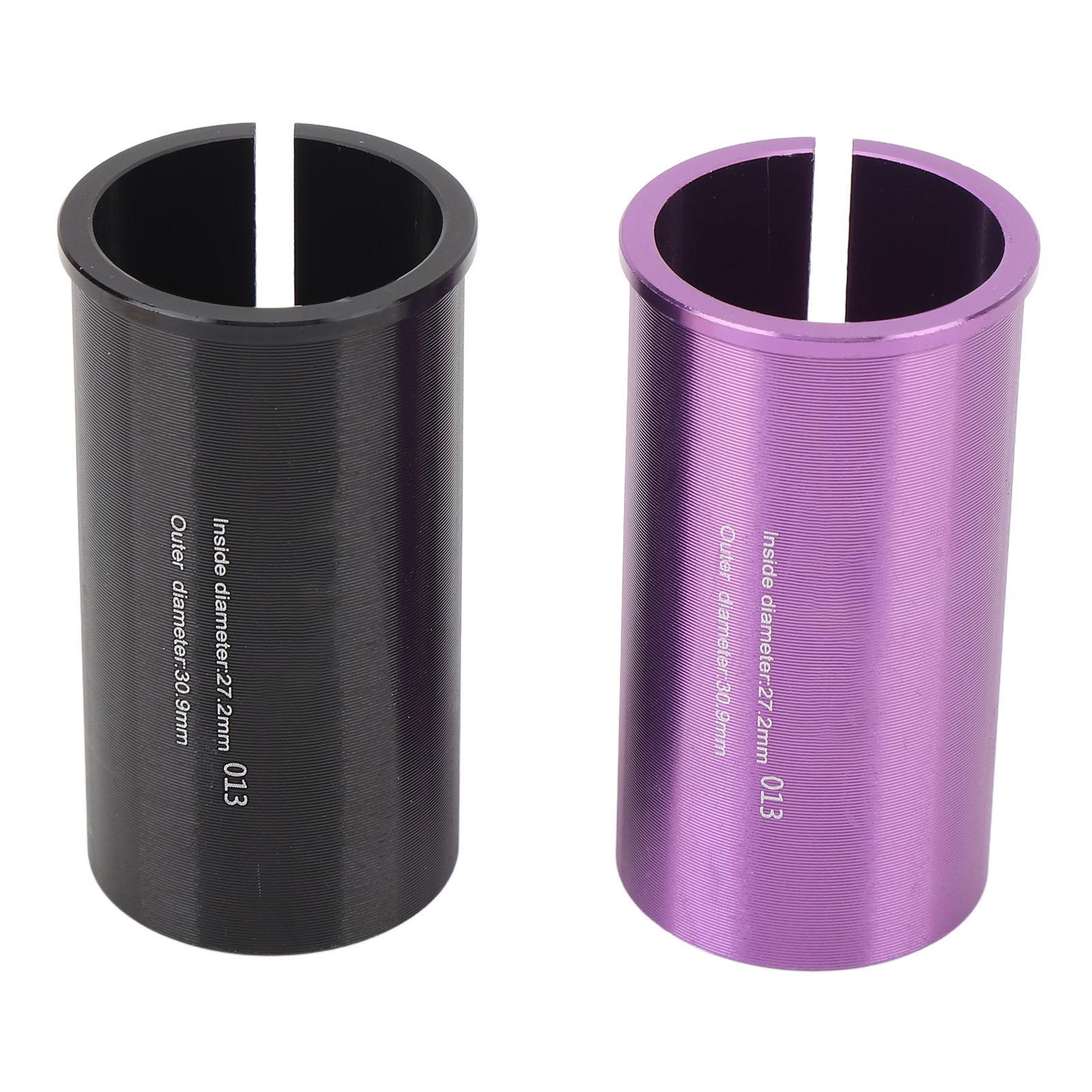 2 шт. Алюминиевый сплав Шимма подседельного штыря Легкий редукционный рукав Адаптер трубки подседельного штыря Шимма для