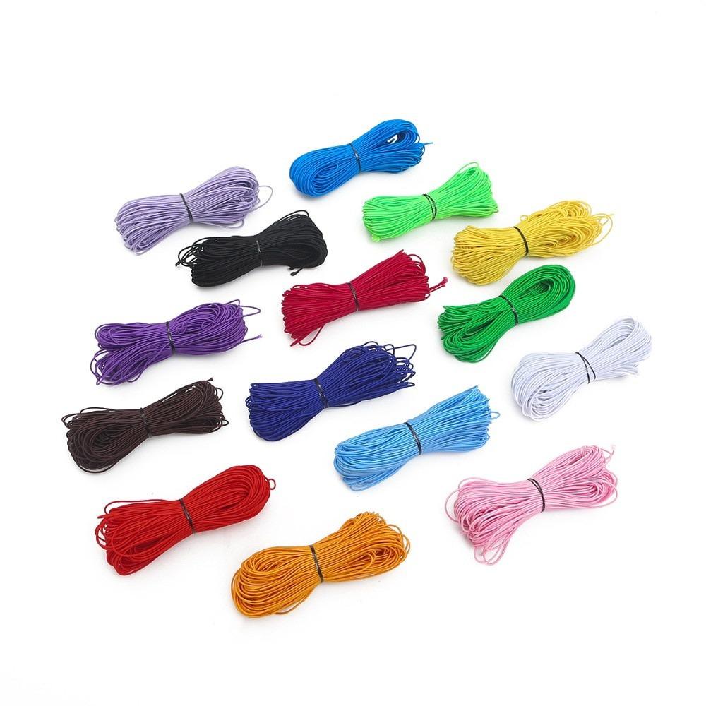 1mm High Elasticity Colored Elastic Cord for DIY Beading and Bracelets - Wengwan Buddhist Bead Cord