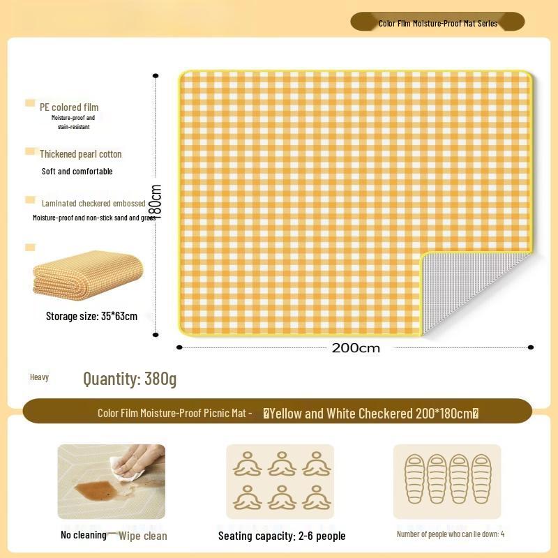 

Tiemyun Outdoor Moisture-Proof Portable Camping & Picnic Mat 200x180 cm