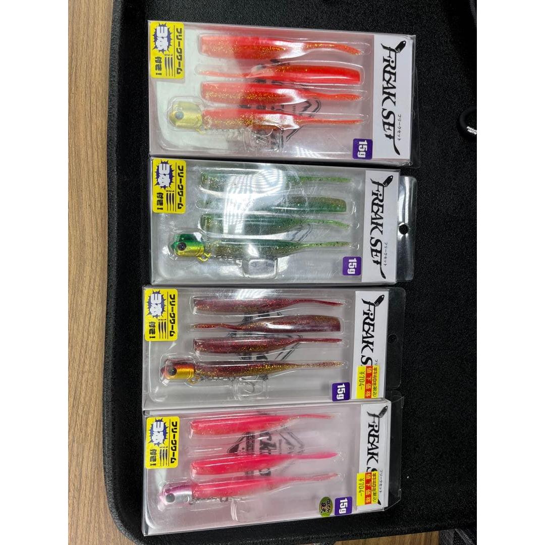Used JACKALL Freak Set 15g 4-piece set