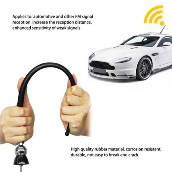 Car Auto Stereo FM & AM Radio Amplified Signal Antenna Universal Roof Fender 16"
