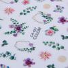 Nail Stickers Thin Self-adhesive Flowers CA-421