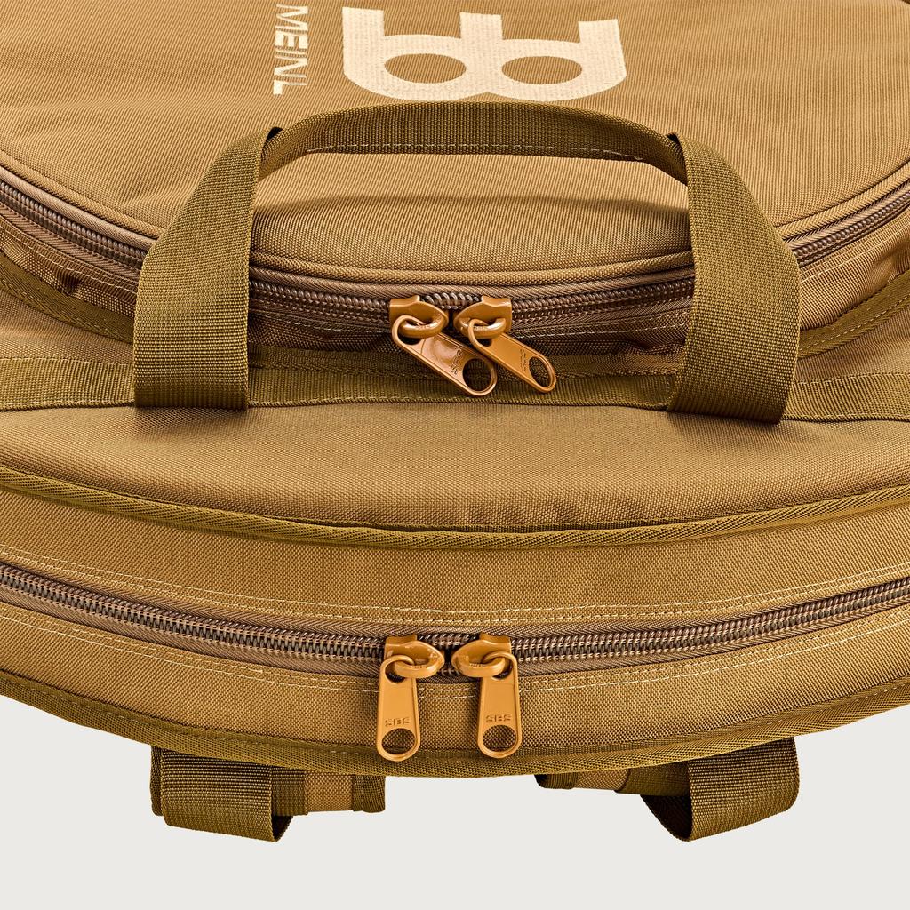 MEINL Cymbals Pro Cymbal Backpack, Coyote Brown, MCB22CB