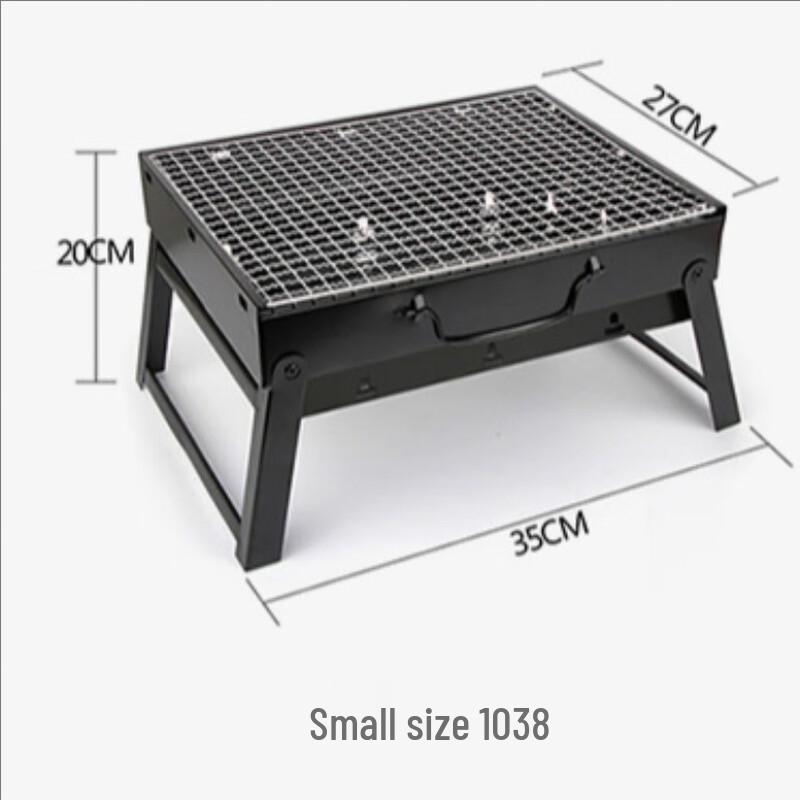 Faltbarer tragbarer Holzkohle-Grill